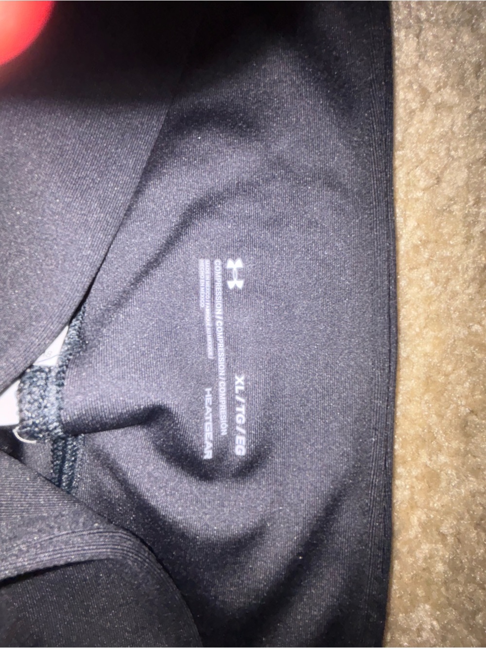 Under Armour Black HeatGear Compression Shirt